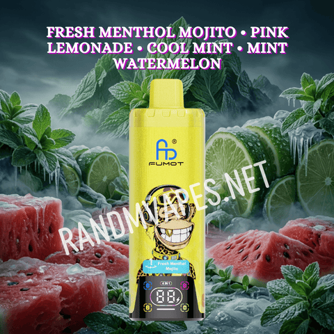fumot-randm-4-in-1-fresh-menthol-mojito-pink-pemonade-cool-mint-mint-watermelon