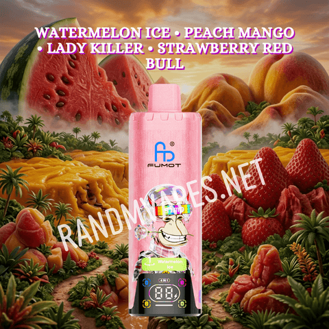 watermelon-ice-peach-mango-lady-killer-strawberry-red-bull-fumot-randm-4-in-1