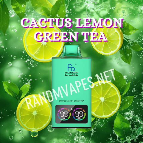 RandM Tornado 35000 Cactus Lemon Green Tea
