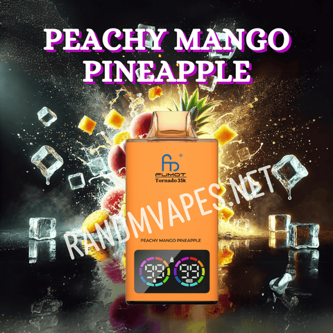 RandM Tornado Vape 35000 Peachy Mango Pineapple