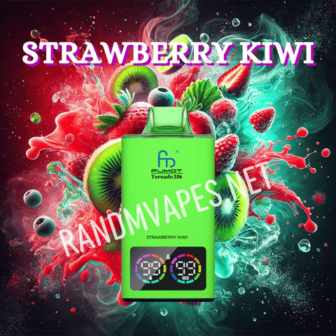 RandM Tornado Vape 35000 Strawberry Kiwi