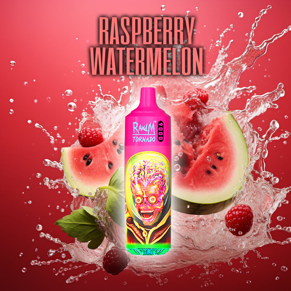 RandM Tornado 9000 Raspberry Watermelon🍉 – RandM Tornado Vapes