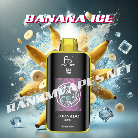 Randm Tornado Vape 25000 Banana Ice Neu