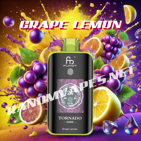 RandM Tornado 25000 Grape Lemon