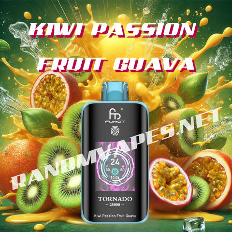 RandM Tornado 25000 Vape Kiwi Passion Fruit Guava