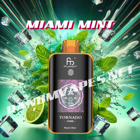 Randm Tornado Vape 25000 Neu Miami Mint