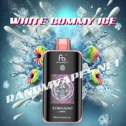 RandM Tornado 25000 Vape White Gummy Ice