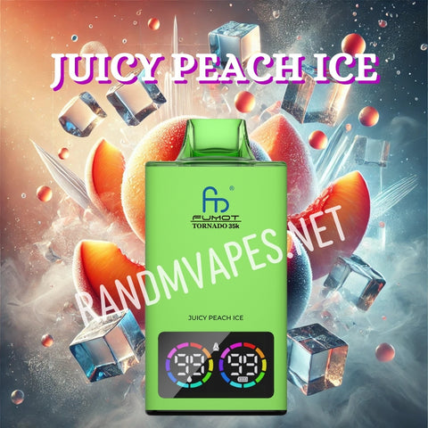 RandM Tornado Vape 35000 Juicy Peach Ice