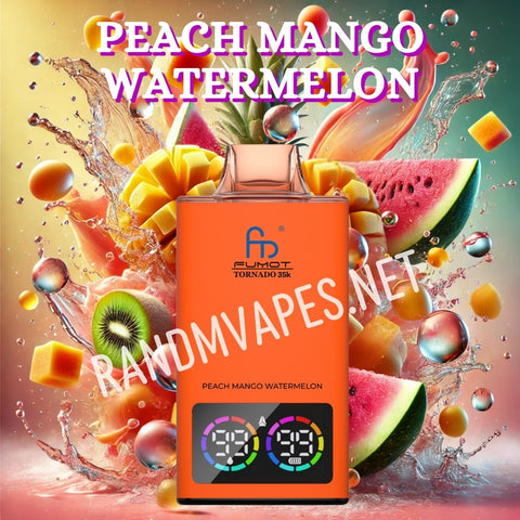 RandM Vape 35000 Peach Mango Watermelon