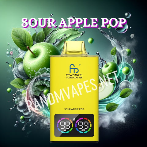 RandM Vape 35000 Sour Apple Pop